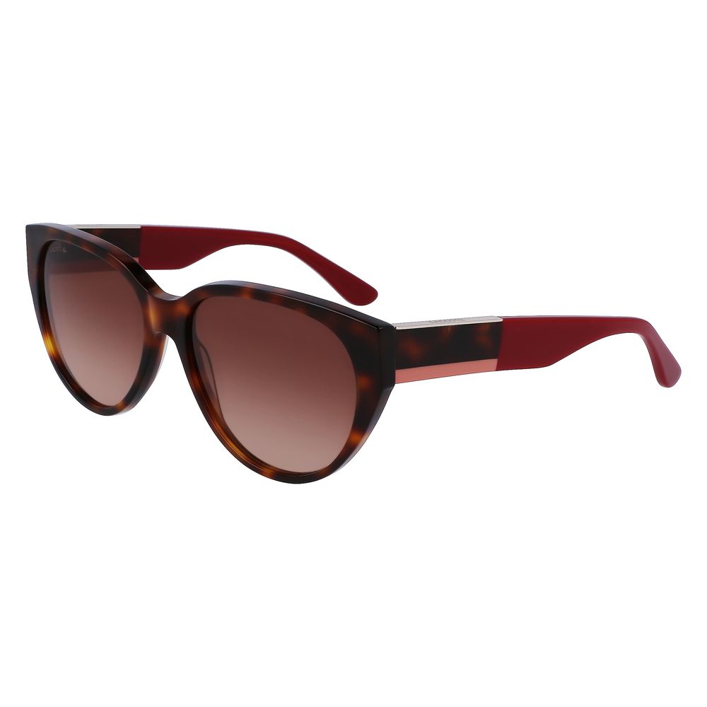 Brown Acetate Sunglasses-Lacoste-LabelTerrace.com