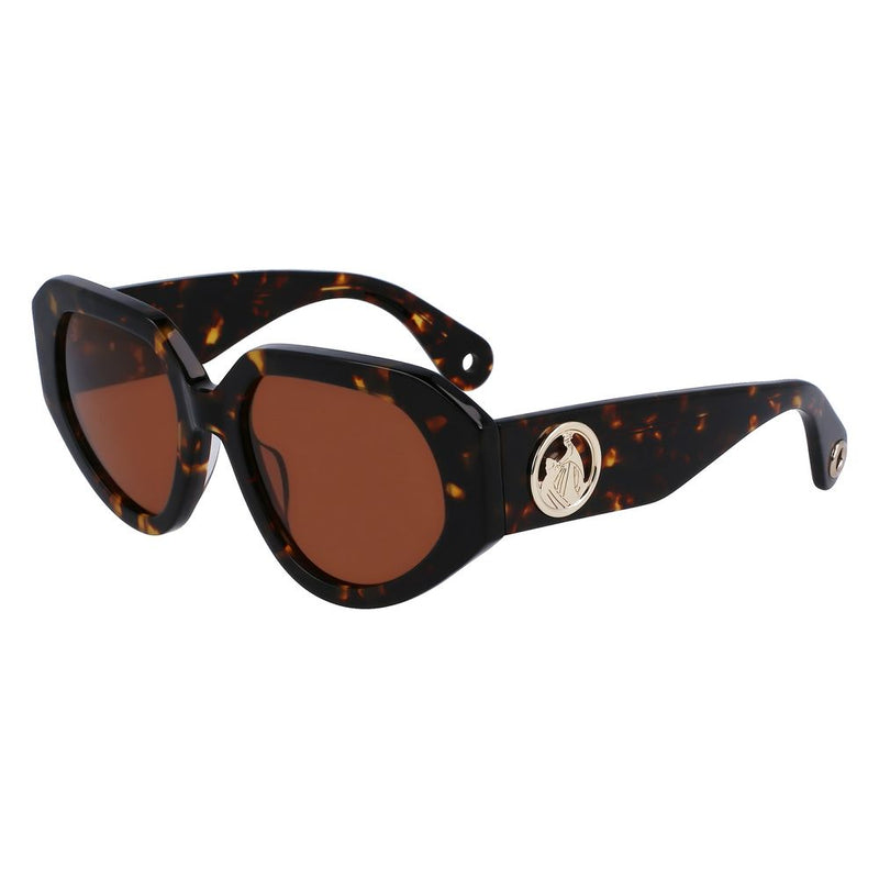 Brown Acetate Sunglasses-Lanvin-LabelTerrace.com