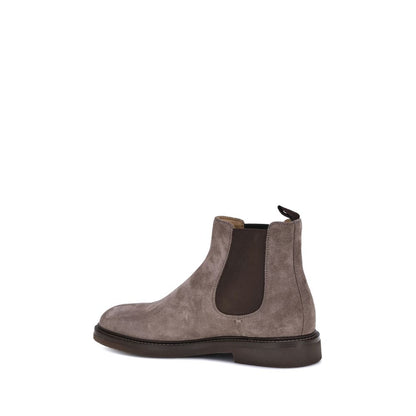 Brown Calf Leather Bos Taurus Chelsea Boots