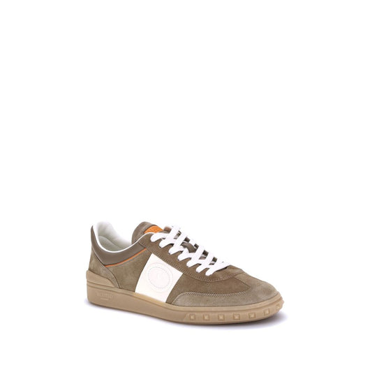 Brown Calf Leather Bos Taurus Chunky Sneakers