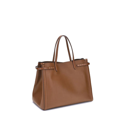 Brown Calf Leather Bos Taurus Shoulder Bag
