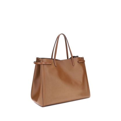 Brown Calf Leather Bos Taurus Shoulder Bag