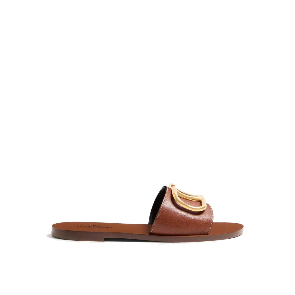 Brown Calfskin Sandals