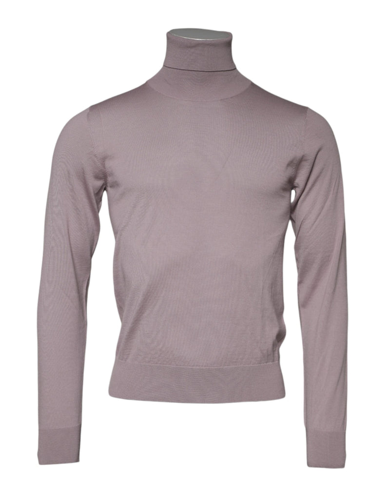 Brown Cashmere Knitted Men Pullover Sweater-Dolce & Gabbana-LabelTerrace.com