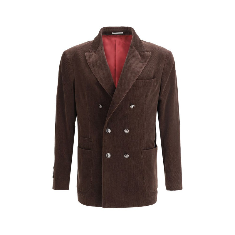 Brown Cotton Jackets And Coat