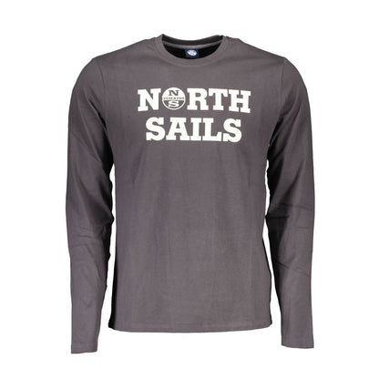 Brown Cotton Men T-Shirt-North Sails-LabelTerrace.com