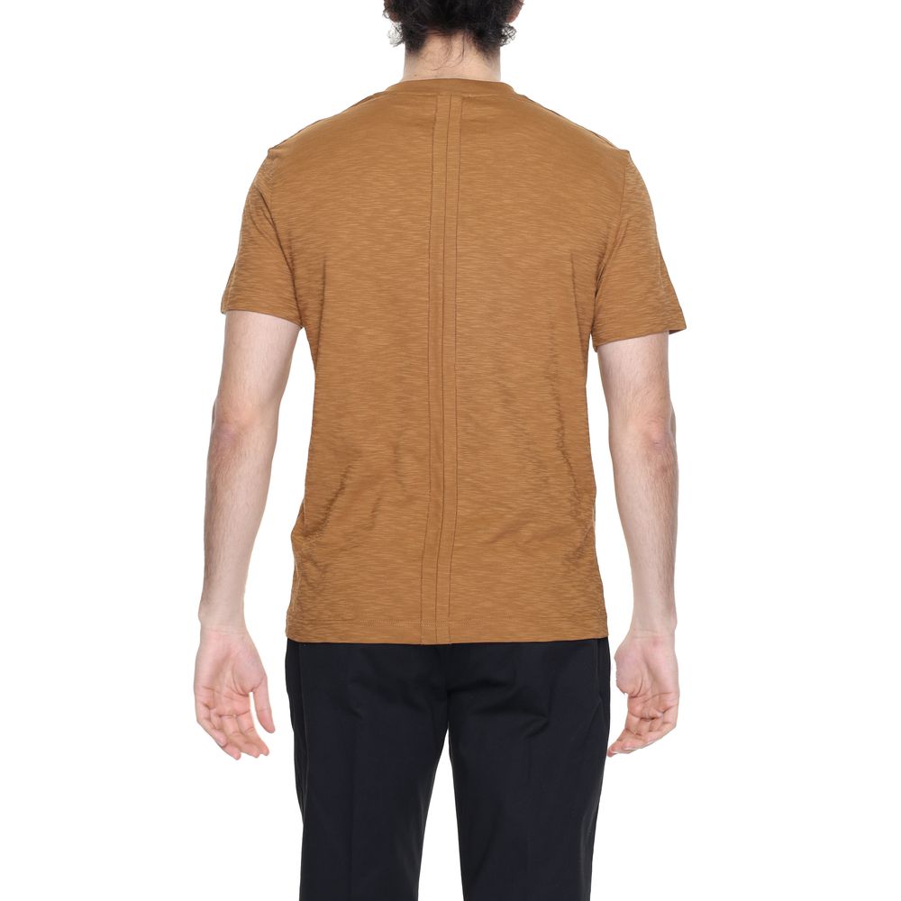 Brown Cotton T-Shirt