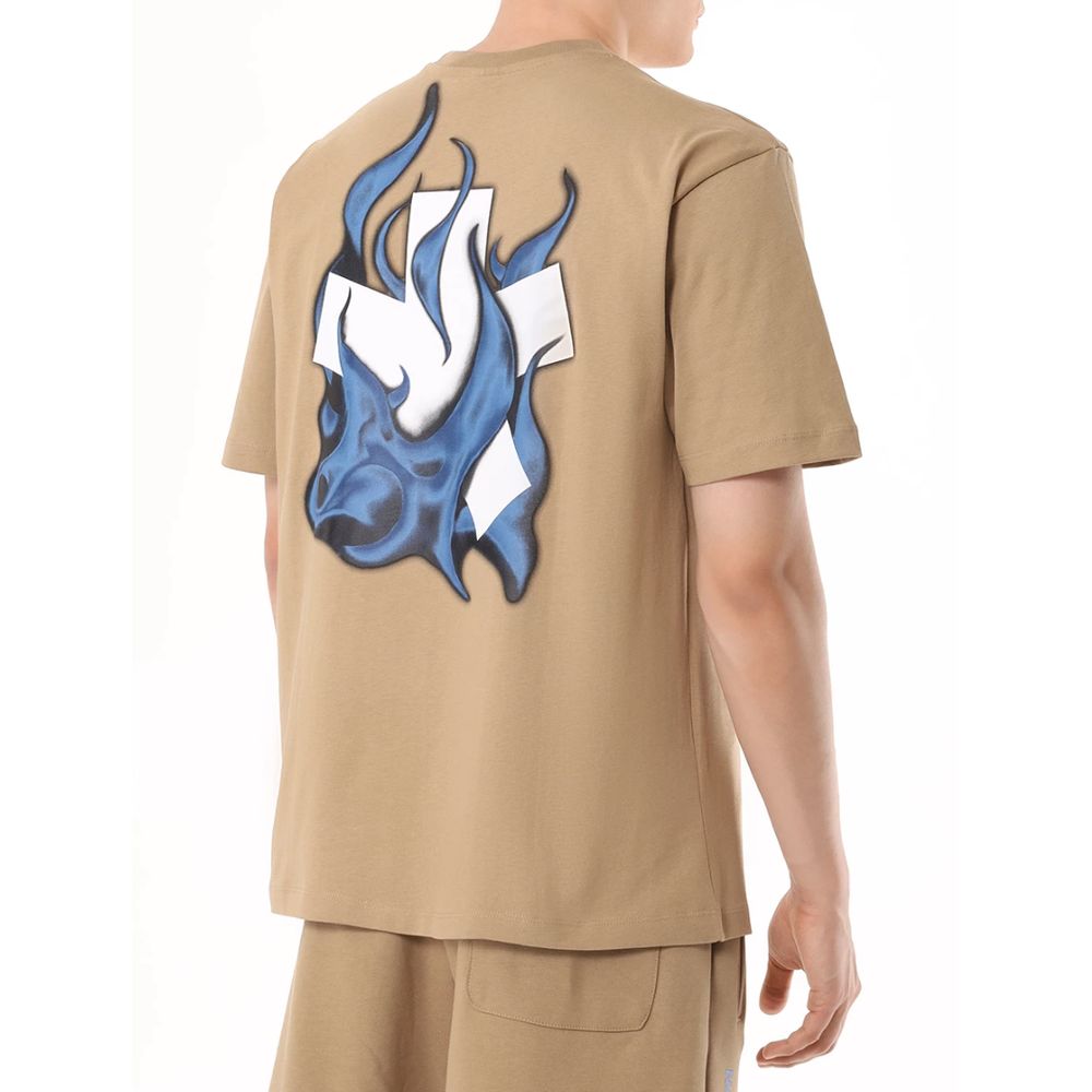 Brown Cotton T-Shirt-Comme Des Fuckdown-LabelTerrace.com