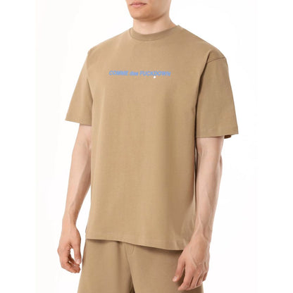 Brown Cotton T-Shirt-Comme Des Fuckdown-LabelTerrace.com