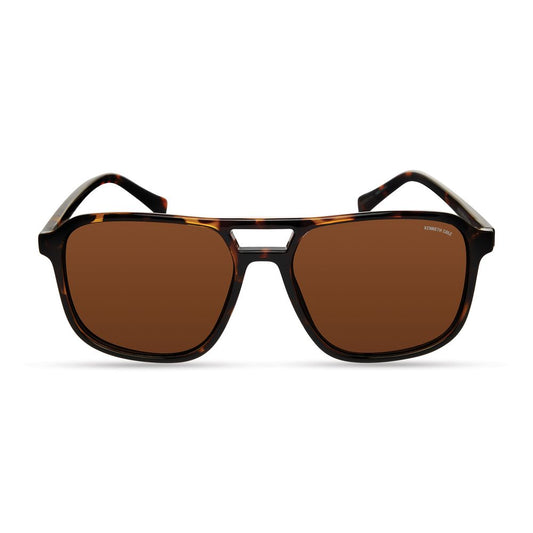 Brown Injected Sunglasses-Kenneth Cole-LabelTerrace.com