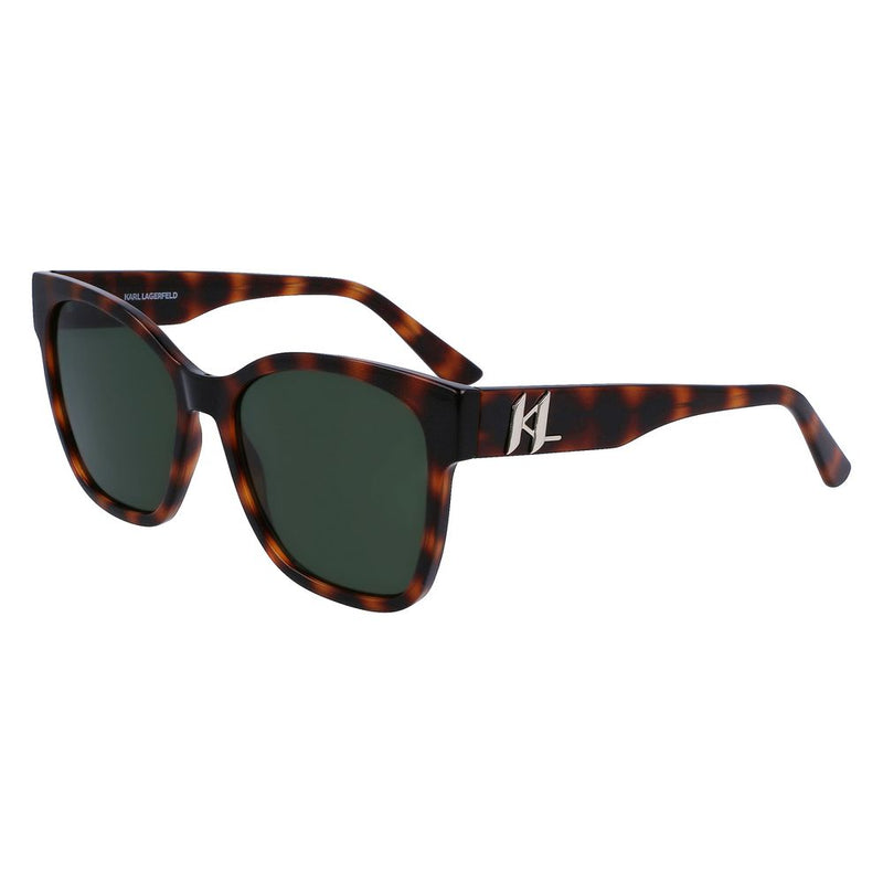 Brown Injected Sunglasses-Karl Lagerfeld-LabelTerrace.com