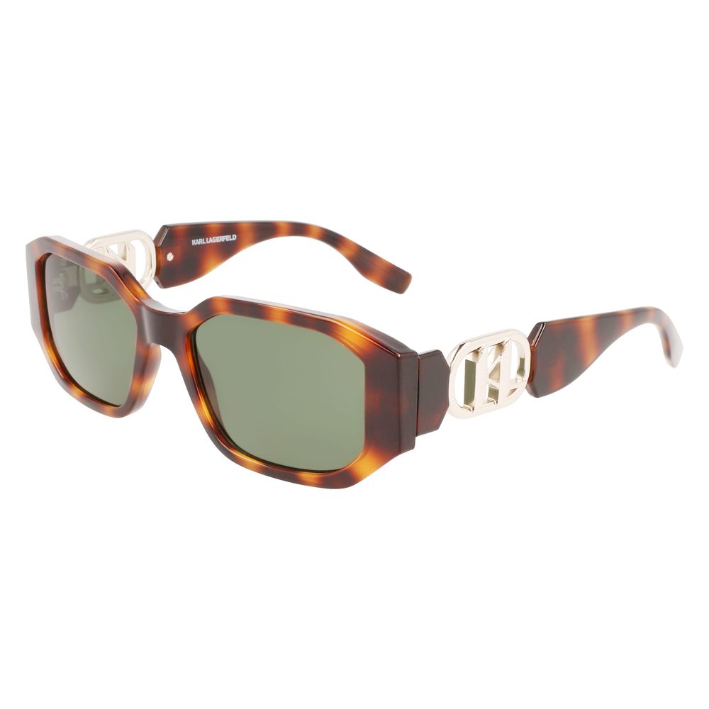 Brown Injected Sunglasses-Karl Lagerfeld-LabelTerrace.com