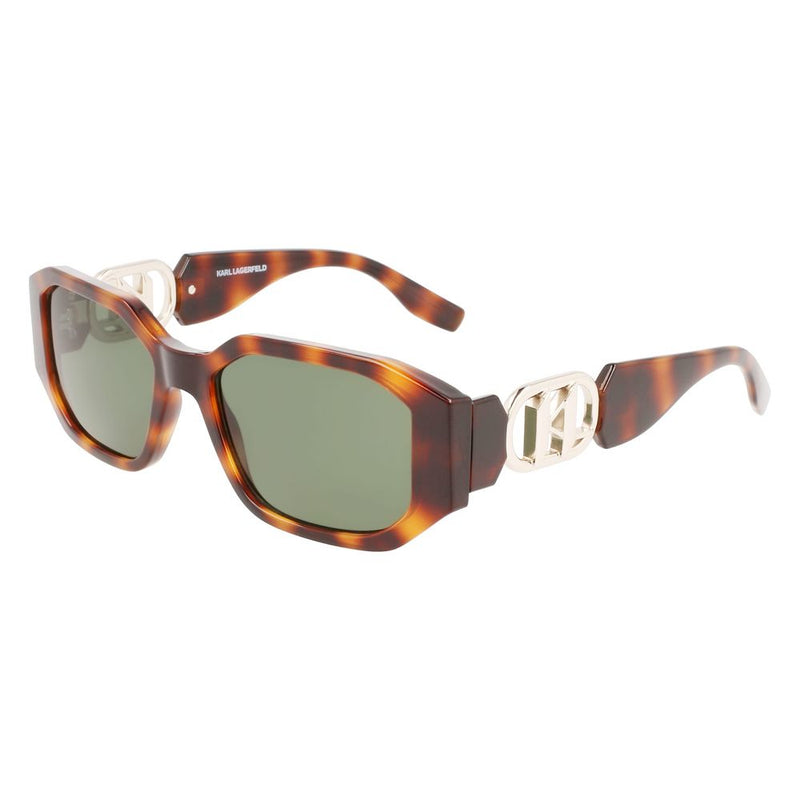 Brown Injected Sunglasses-Karl Lagerfeld-LabelTerrace.com
