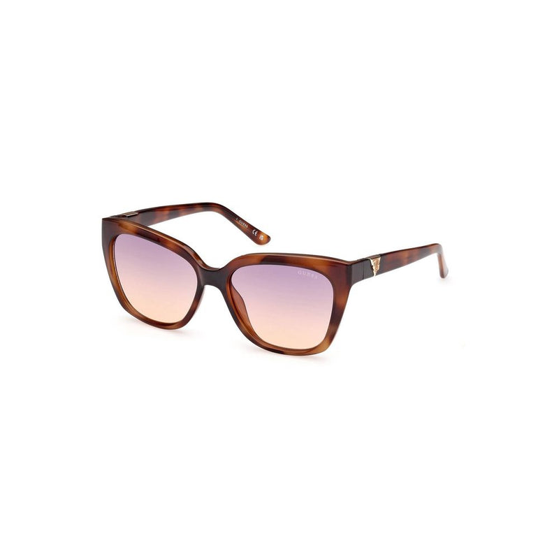 Brown Injected Women Sunglass-Guess Jeans-LabelTerrace.com