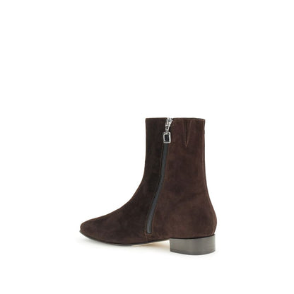 Brown Leather Ankle Boots