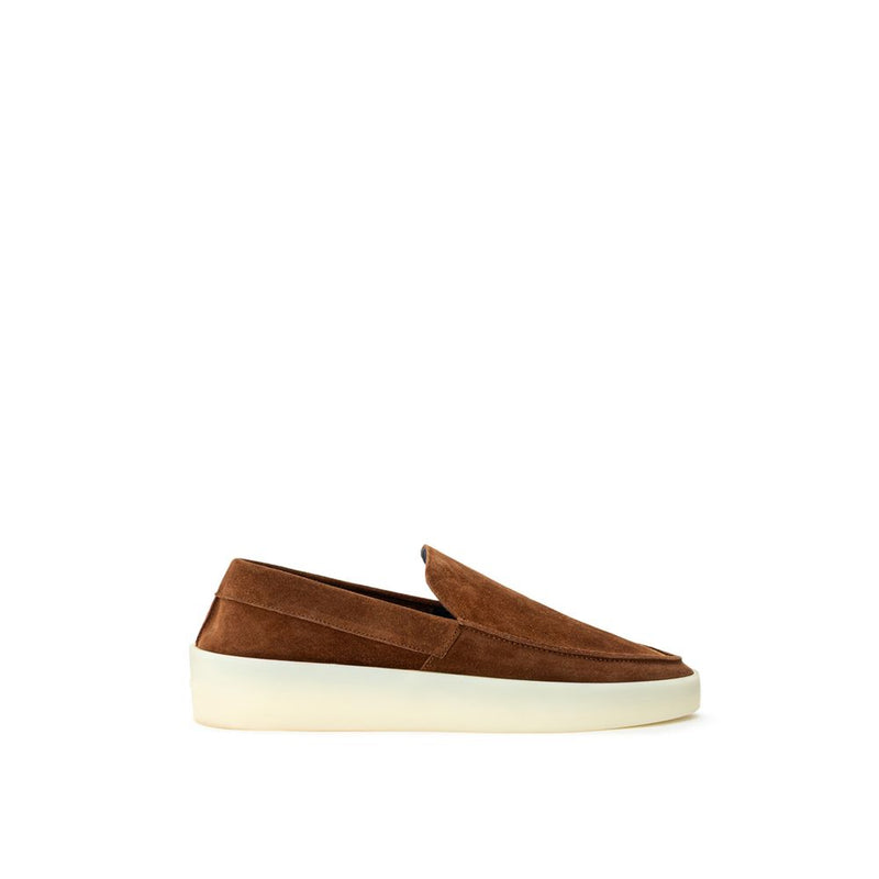 Brown Leather Slip-On Loafer-Fear Of God-LabelTerrace.com