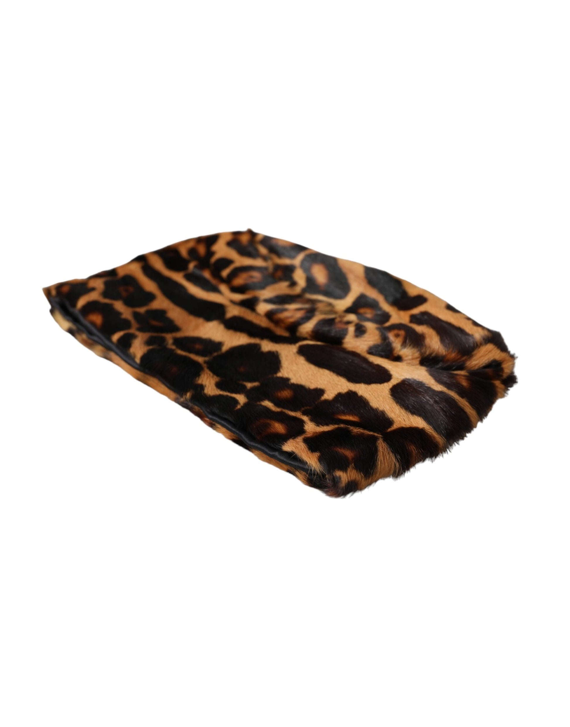 Brown Leopard Fur Women Bucket Hat-Dolce & Gabbana-LabelTerrace.com