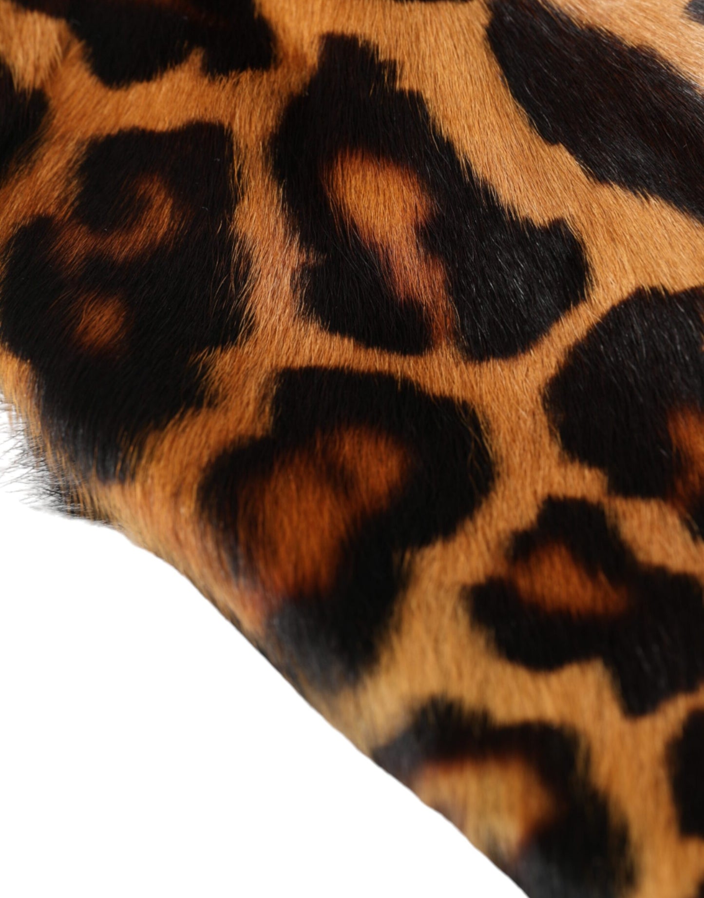 Brown Leopard Fur Women Bucket Hat-Dolce & Gabbana-LabelTerrace.com