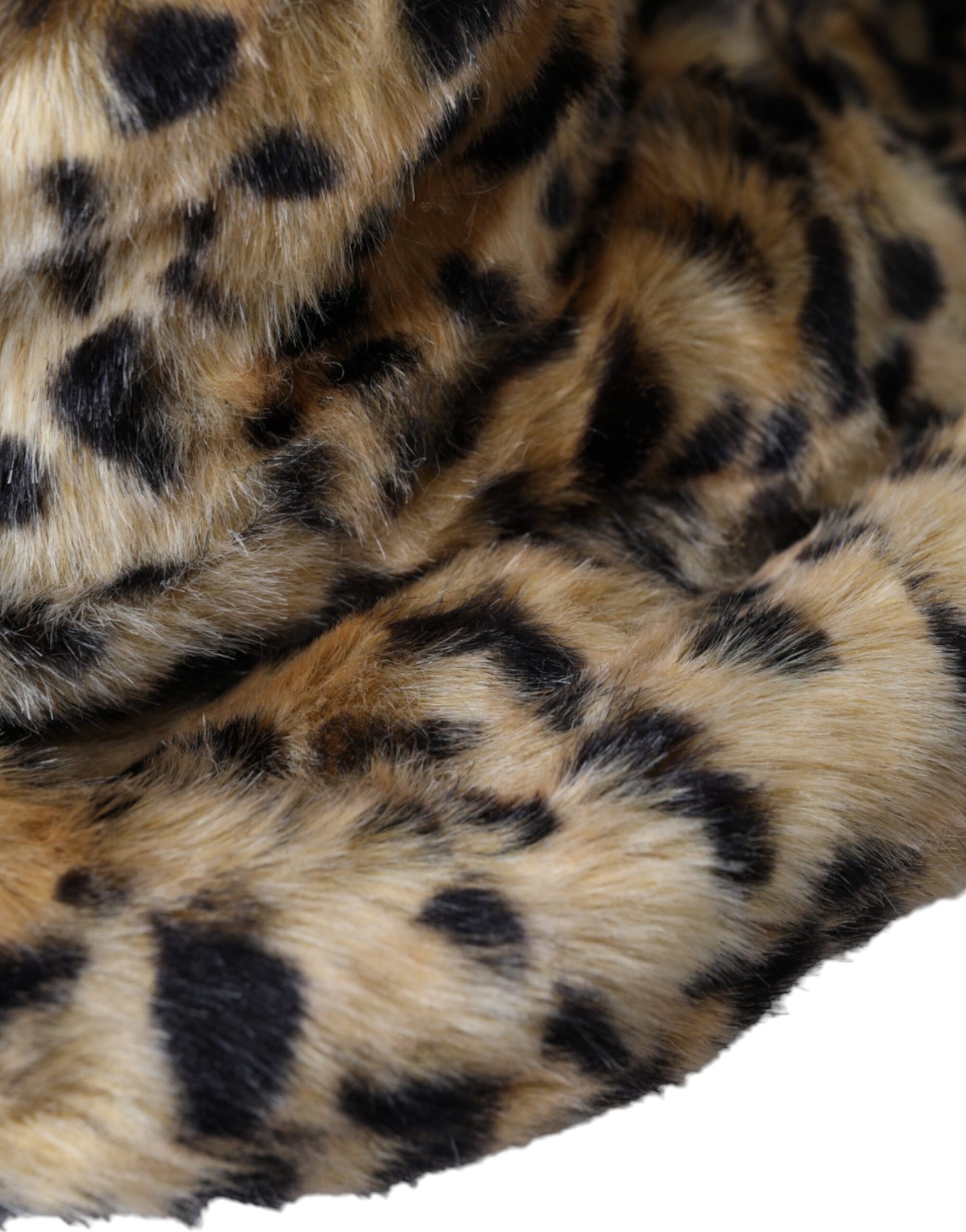 Brown Leopard Fur Women Bucket Hat-Dolce & Gabbana-LabelTerrace.com