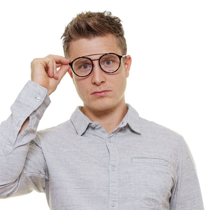 Brown Metal & Plastic Glasses (Frames)