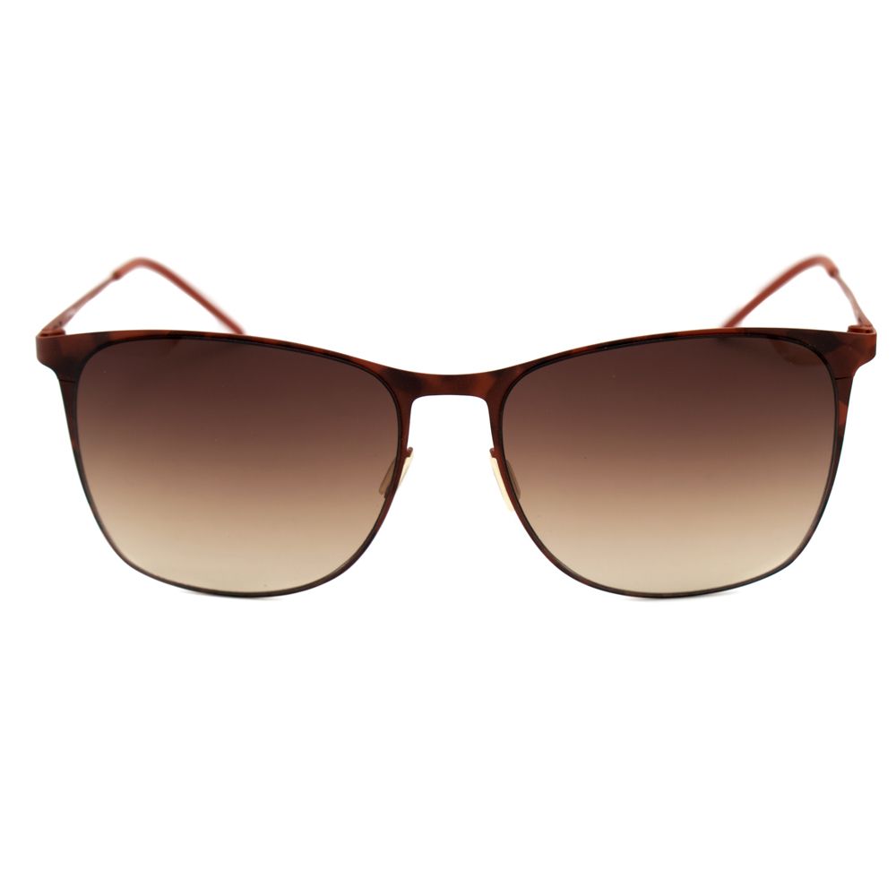 Brown Metal Sunglasses