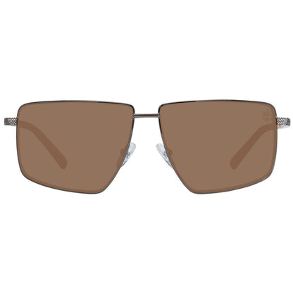 Brown Metal Sunglasses