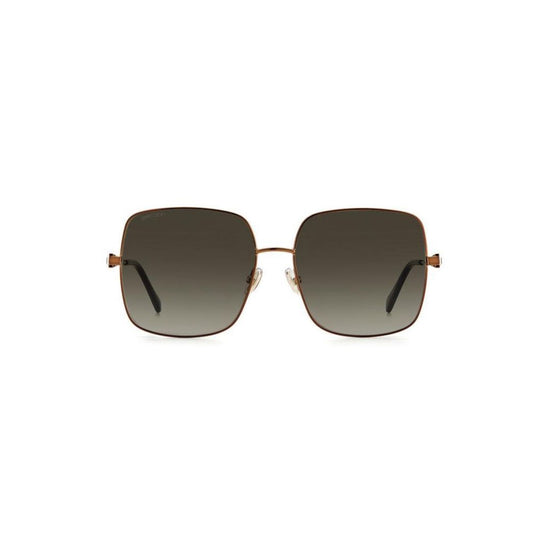 Brown Metal Sunglasses-Jimmy Choo-LabelTerrace.com