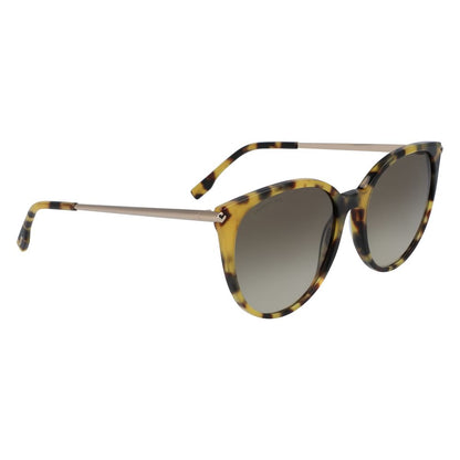 Brown Metal Sunglasses-Lacoste-LabelTerrace.com