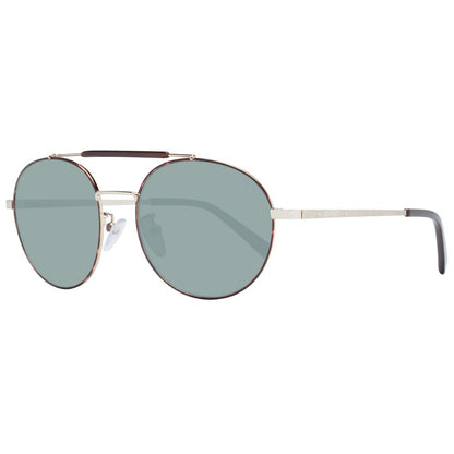 Brown Metal Sunglasses