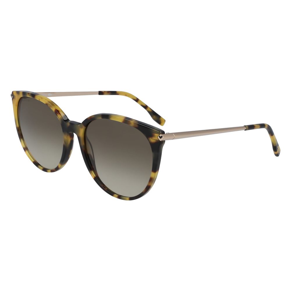 Brown Metal Sunglasses-Lacoste-LabelTerrace.com