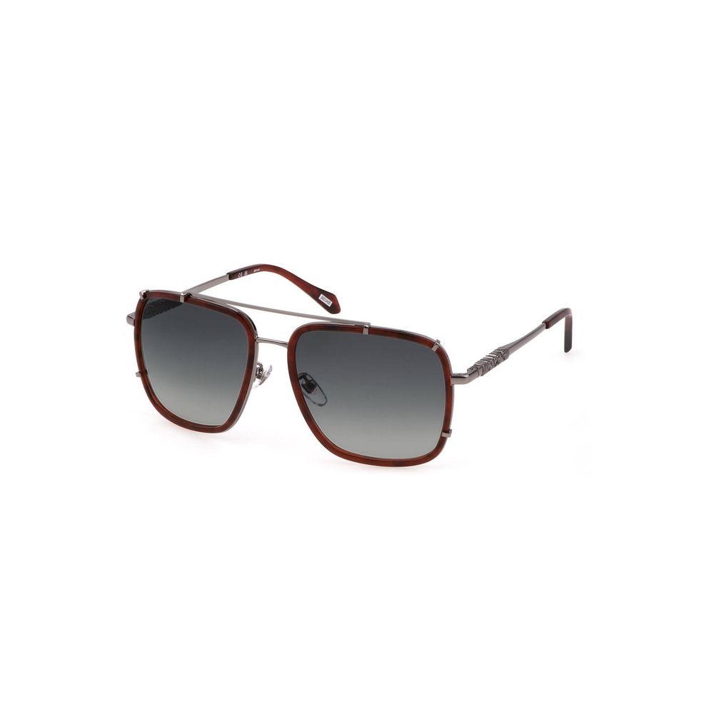 Brown Metal Women Sunglass-Just Cavalli-LabelTerrace.com