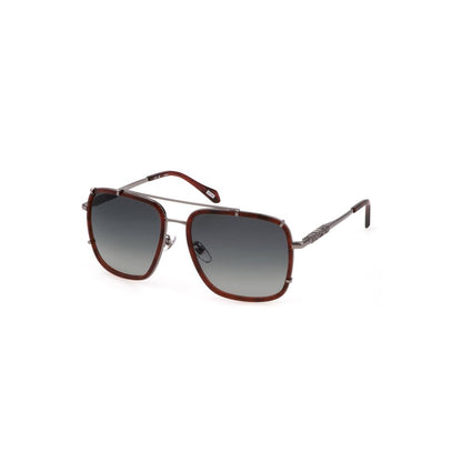 Brown Metal Women Sunglass-Just Cavalli-LabelTerrace.com