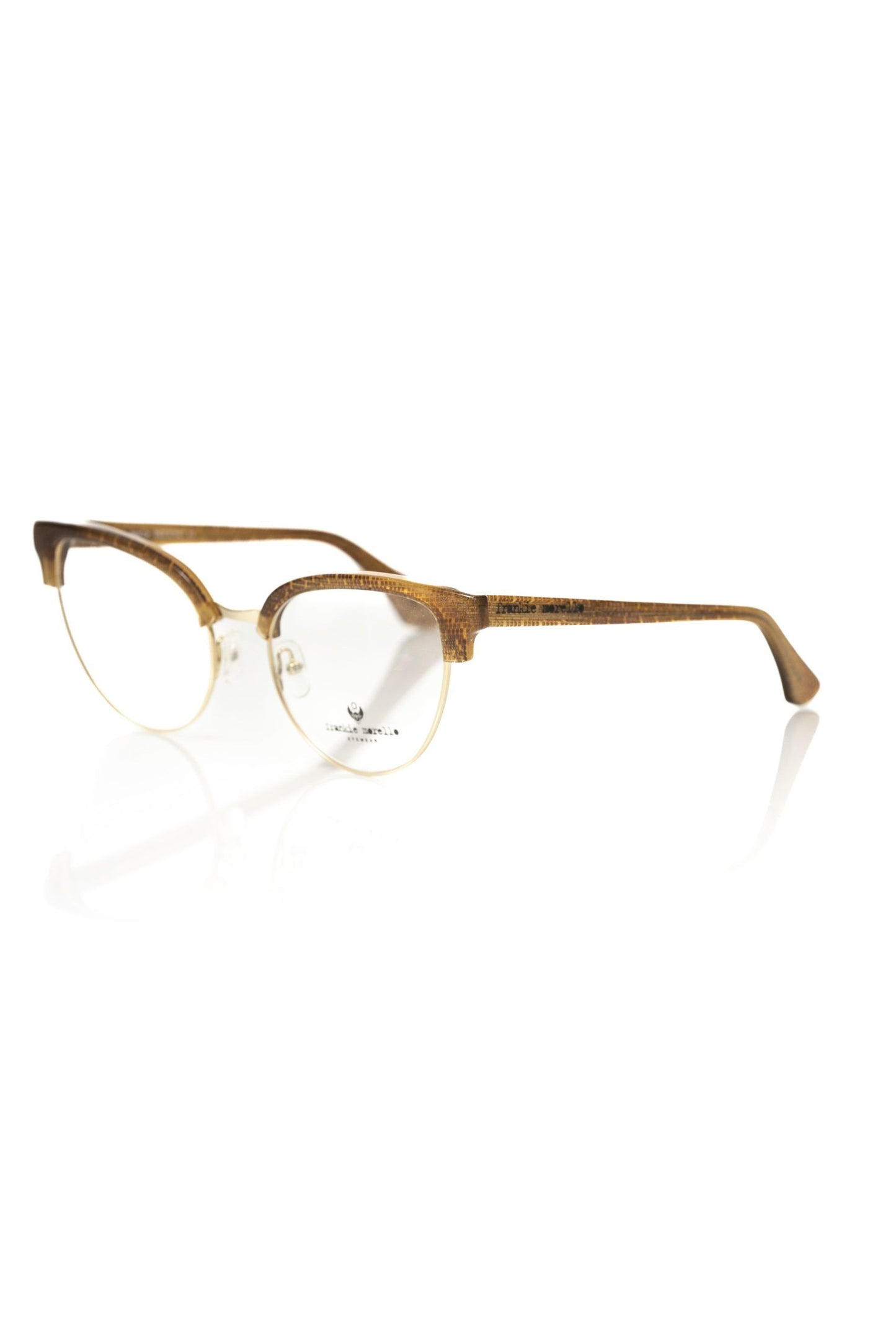 Brown Metallic Fibre Women Frame