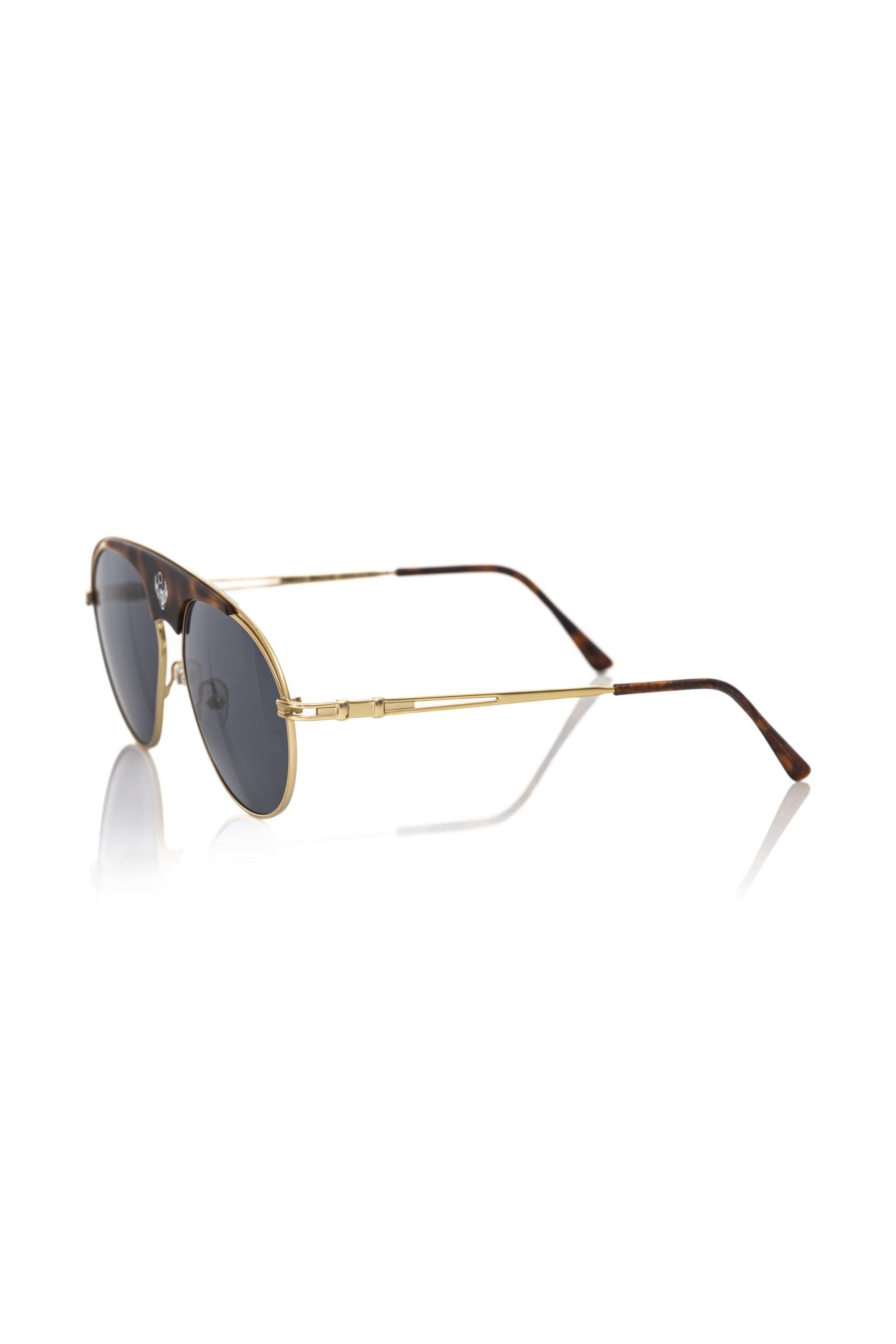 Brown Metallic Sunglasses for Men-Frankie Morello-LabelTerrace.com