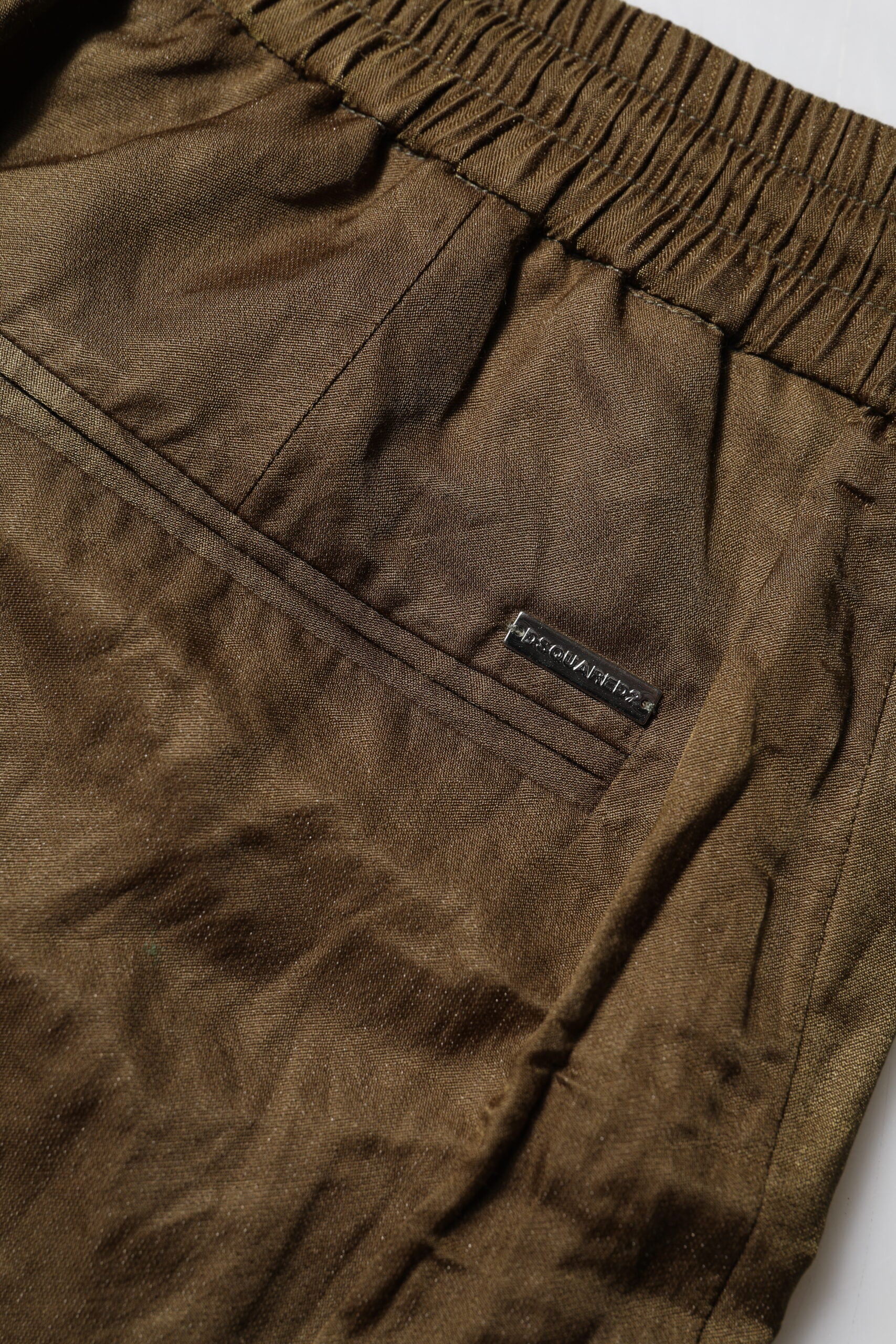 Brown Mid Waisted Women Sweatpants Pants-Dsquared²-LabelTerrace.com