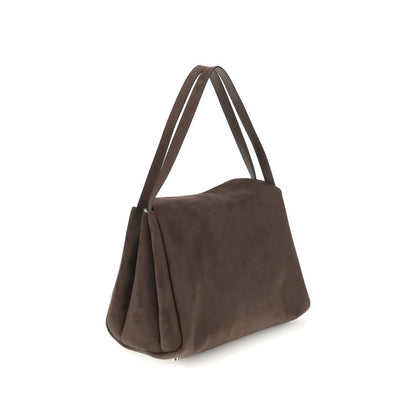 Brown Other Fibres Shoulder Bag