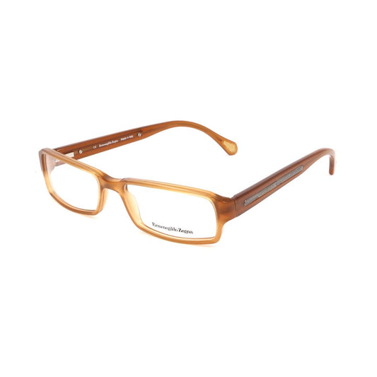 Brown Plastic Frames-Ermenegildo Zegna-LabelTerrace.com