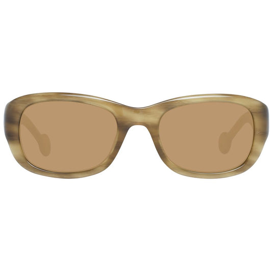 Brown Plastic Sunglasses-Hally&Son-LabelTerrace.com