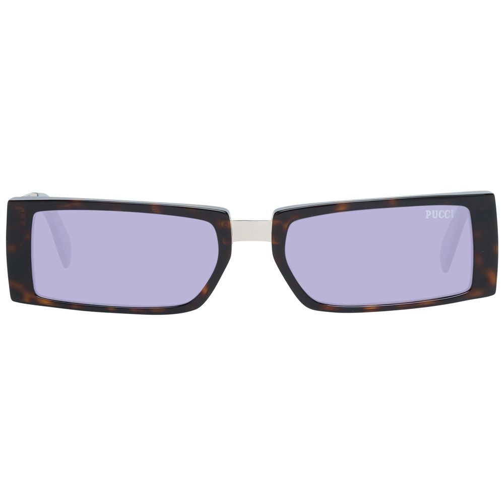 Brown Plastic Sunglasses-Emilio Pucci-LabelTerrace.com