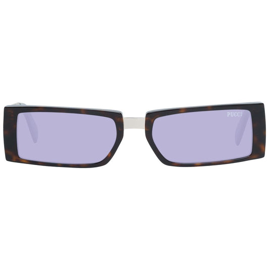 Brown Plastic Sunglasses-Emilio Pucci-LabelTerrace.com