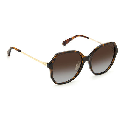 Brown Plastic Sunglasses-Polaroid-LabelTerrace.com
