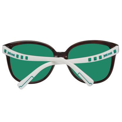Brown Plastic Sunglasses-Just Cavalli-LabelTerrace.com