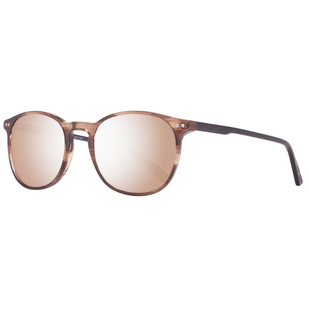Brown Plastic Sunglasses-Helly Hansen-LabelTerrace.com