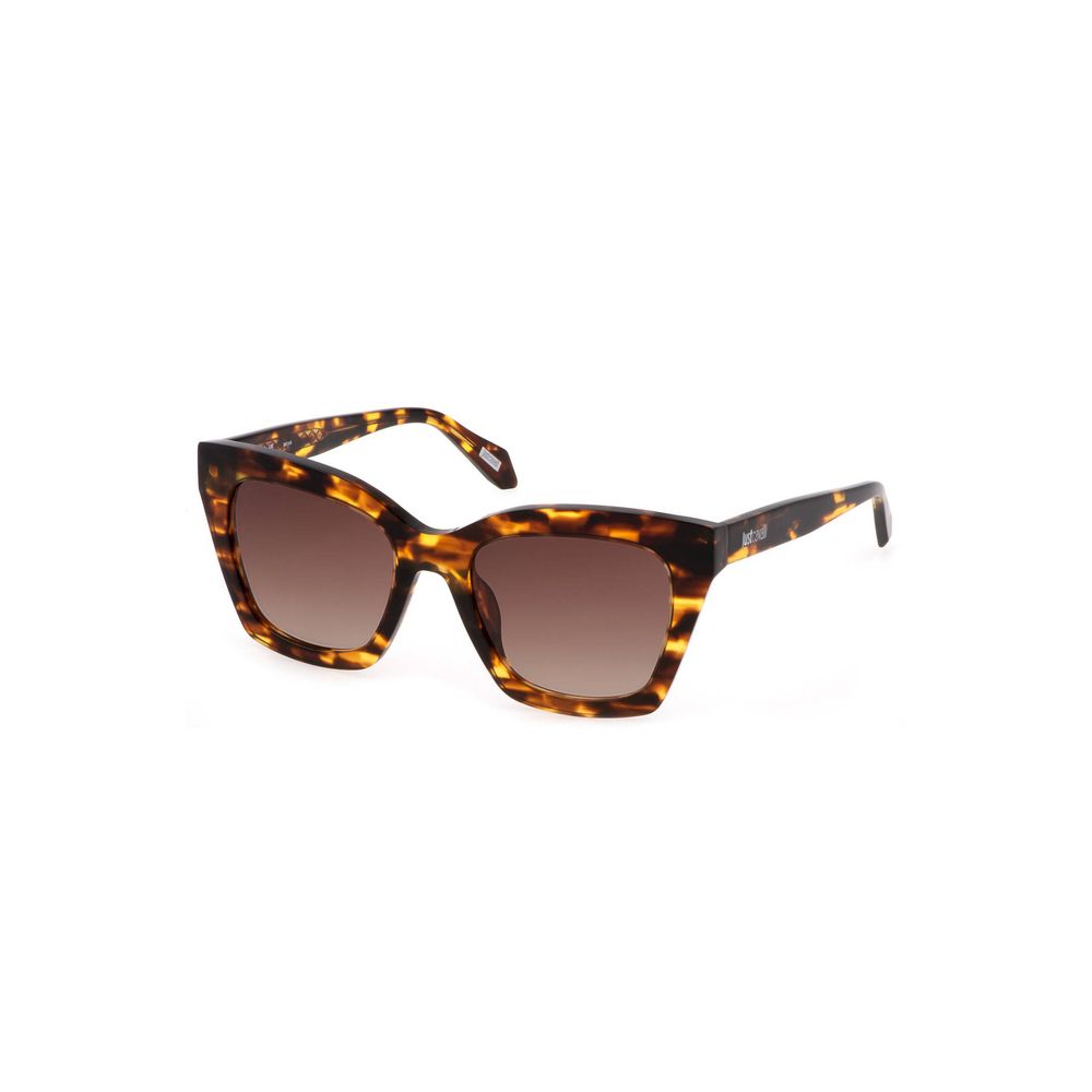 Brown Plastic Women Sunglass-Just Cavalli-LabelTerrace.com