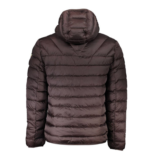 Brown Polyamide Men Jacket-Napapijri-LabelTerrace.com