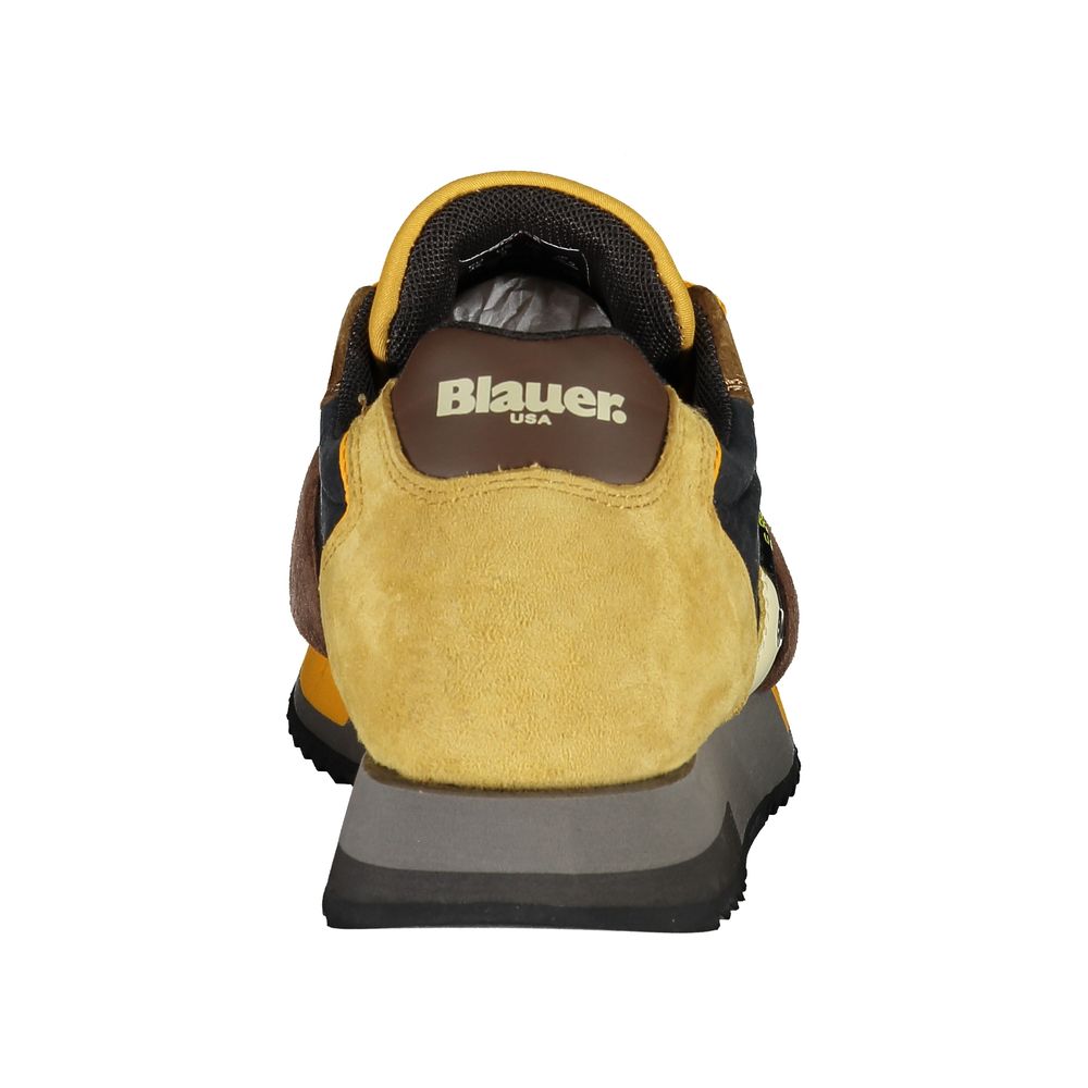 Brown Polyester Sneaker