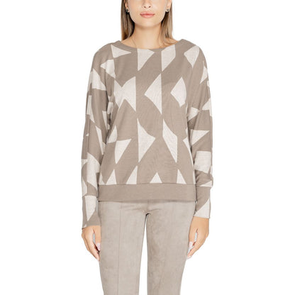 Brown Polyester Sportswear