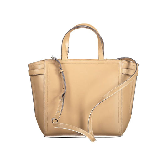Brown Polyester Women Handbag-Calvin Klein-LabelTerrace.com