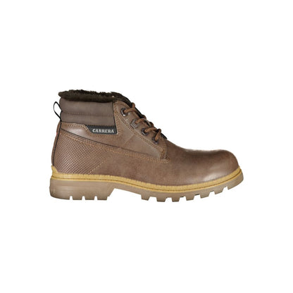 Brown Polyester Women's Boot-Carrera-LabelTerrace.com