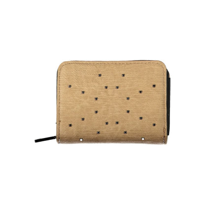 Brown Polyethylene Wallet-Desigual-LabelTerrace.com